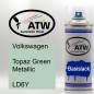 Preview: Volkswagen, Topaz Green Metallic, LD6Y: 400ml Sprühdose, von ATW Autoteile West.